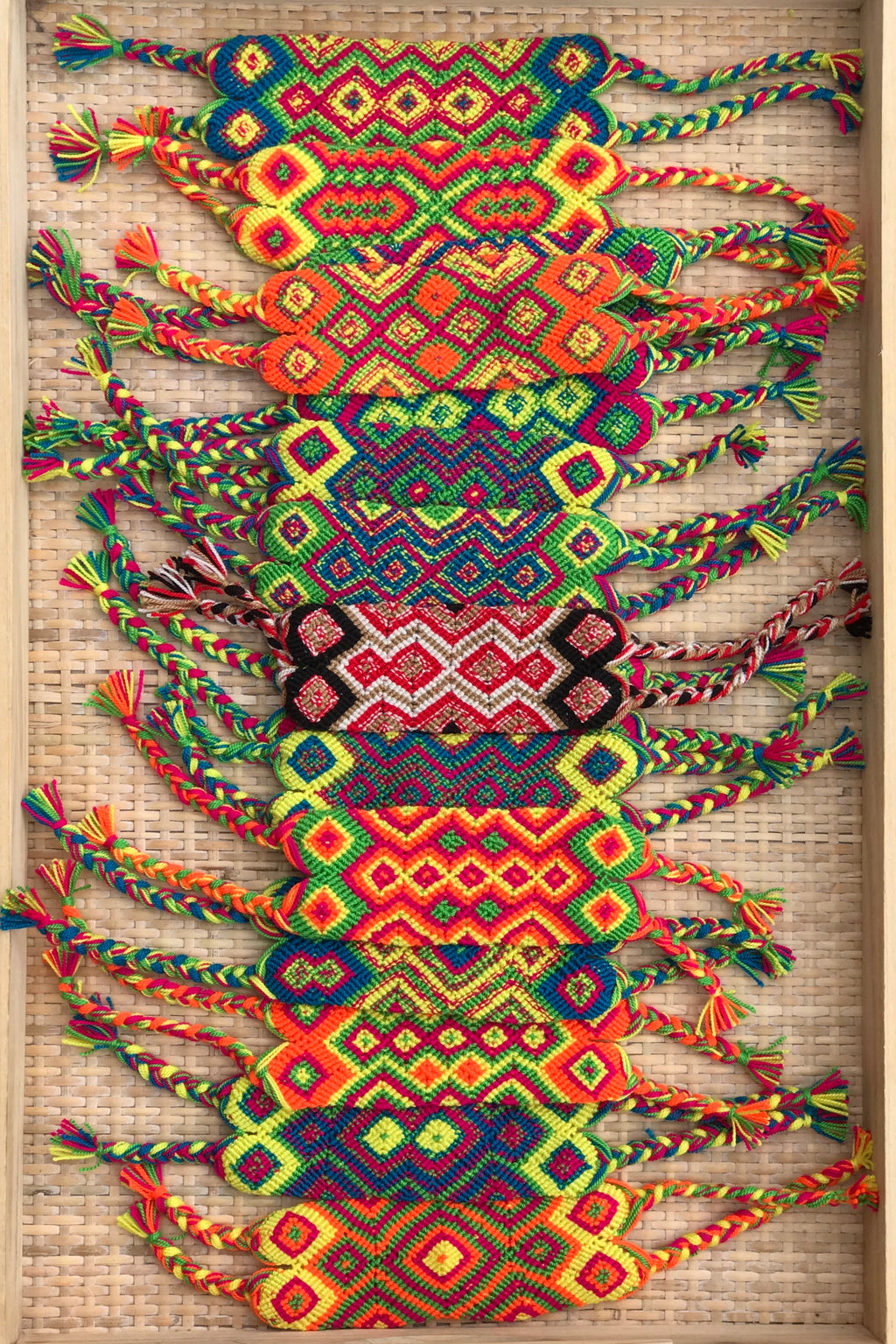 Handmade Wayuu Bracelet 1 7/8” Wide ~ 5028